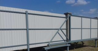 Купить откатные ворота на сваях Жигулёвск, цена от 2855 руб.